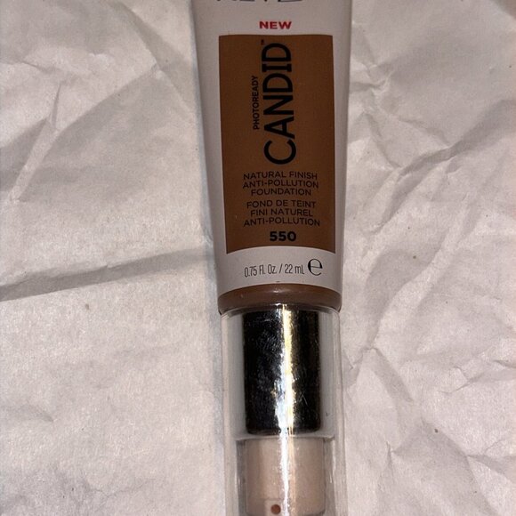Revlon PhotoReady Candid Finish Anti Pollution 550 Mocha Foundation New - Picture 1 of 6